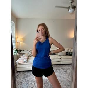 Nike Razorback Blue Tank Top- Small